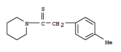 (9ci)-1-[2-(4-甲基苯基)-1-硫氧代乙基]-哌啶結(jié)構(gòu)式_77129-74-9結(jié)構(gòu)式