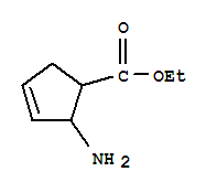 3-Cyclopentene-1-carboxylicacid,2-amino-,ethylester(9ci)Structure,771440-02-9Structure 3-Cyclopentene-1-carboxylicacid,2-amino-,ethylester(9ci) Structure,771440-02-9Structure