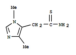 (9ci)-1,4-二甲基-1H-咪唑-5-乙烷硫代酰胺結構式_771442-20-7結構式
