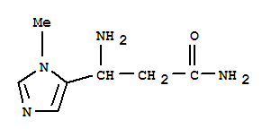 (9ci)-beta-氨基-1-甲基-1H-咪唑-5-丙酰胺結構式_771523-71-8結構式