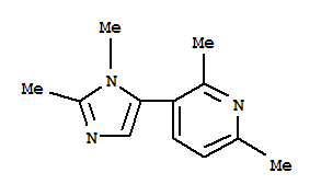 Pyridine, 3-(1,2-dimethyl-1h-imidazol-5-yl)-2,6-dimethyl-(9ci)Structure,771541-01-6Structure Pyridine, 3-(1,2-dimethyl-1h-imidazol-5-yl)-2,6-dimethyl-(9ci) Structure,771541-01-6Structure