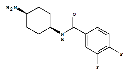 Benzamide, n-(cis-4-aminocyclohexyl)-3,4-difluoro-(9ci)Structure,771545-82-5Structure Benzamide, n-(cis-4-aminocyclohexyl)-3,4-difluoro-(9ci) Structure,771545-82-5Structure