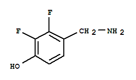 Phenol, 4-(aminomethyl)-2,3-difluoro-(9ci)Structure,771571-86-9Structure Phenol, 4-(aminomethyl)-2,3-difluoro-(9ci) Structure,771571-86-9Structure