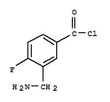 Benzoyl chloride, 3-(aminomethyl)-4-fluoro-(9ci)Structure,771573-07-0Structure Benzoyl chloride, 3-(aminomethyl)-4-fluoro-(9ci) Structure,771573-07-0Structure