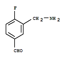 Benzaldehyde, 3-(aminomethyl)-4-fluoro-(9ci)Structure,771573-95-6Structure Benzaldehyde, 3-(aminomethyl)-4-fluoro-(9ci) Structure,771573-95-6Structure