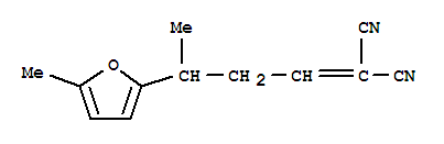 (9ci)-[3-(5-甲基-2-呋喃)丁基]-丙二腈結構式_771576-23-9結構式