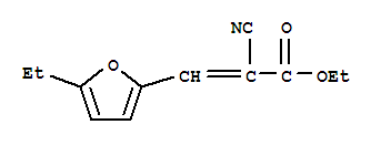 2-Propenoicacid,2-cyano-3-(5-ethyl-2-furanyl)-,ethylester(9ci)Structure,773090-90-7Structure 2-Propenoicacid,2-cyano-3-(5-ethyl-2-furanyl)-,ethylester(9ci) Structure,773090-90-7Structure