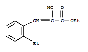 2-Propenoicacid,2-cyano-3-(2-ethylphenyl)-,ethylester(9ci)Structure,773091-70-6Structure 2-Propenoicacid,2-cyano-3-(2-ethylphenyl)-,ethylester(9ci) Structure,773091-70-6Structure