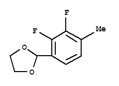 1,3-Dioxolane,2-(2,3-difluoro-4-methylphenyl)-(9ci)Structure,773093-17-7Structure 1,3-Dioxolane,2-(2,3-difluoro-4-methylphenyl)-(9ci) Structure,773093-17-7Structure