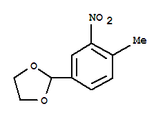 1,3-Dioxolane,2-(4-methyl-3-nitrophenyl)-(9ci)Structure,773101-71-6Structure 1,3-Dioxolane,2-(4-methyl-3-nitrophenyl)-(9ci) Structure,773101-71-6Structure