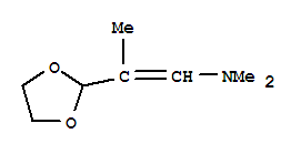 1-Propen-1-amine,2-(1,3-dioxolan-2-yl)-n,n-dimethyl-(9ci)Structure,773102-46-8Structure 1-Propen-1-amine,2-(1,3-dioxolan-2-yl)-n,n-dimethyl-(9ci) Structure,773102-46-8Structure