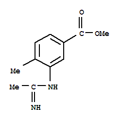 Benzoic acid, 3-[(1-iminoethyl)amino]-4-methyl-, methyl ester (9ci) Structure,773103-89-2Structure