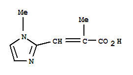 2-Propenoicacid,2-methyl-3-(1-methyl-1h-imidazol-2-yl)-(9ci)Structure,773112-47-3Structure 2-Propenoicacid,2-methyl-3-(1-methyl-1h-imidazol-2-yl)-(9ci) Structure,773112-47-3Structure