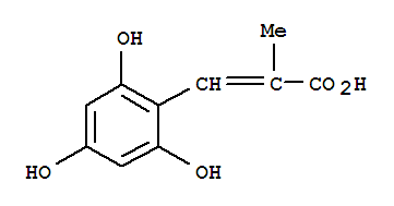 2-Propenoic acid, 2-methyl-3-(2,4,6-trihydroxyphenyl)-(9ci)Structure,773120-32-4Structure 2-Propenoic acid, 2-methyl-3-(2,4,6-trihydroxyphenyl)-(9ci) Structure,773120-32-4Structure