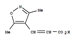 2-Propenoicacid,3-(3,5-dimethyl-4-isoxazolyl)-(9ci)Structure,773129-55-8Structure 2-Propenoicacid,3-(3,5-dimethyl-4-isoxazolyl)-(9ci) Structure,773129-55-8Structure
