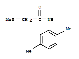 (9ci)-n-(2,5-二甲基苯基)-2-(甲基硫代)-乙酰胺結構式_773152-08-2結構式