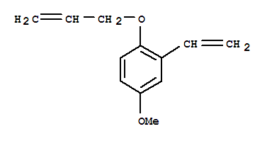 Benzene, 2-ethenyl-4-methoxy-1-(2-propenyloxy)-(9ci)Structure,773880-64-1Structure Benzene, 2-ethenyl-4-methoxy-1-(2-propenyloxy)-(9ci) Structure,773880-64-1Structure