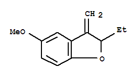 Benzofuran,2-ethyl-2,3-dihydro-5-methoxy-3-methylene-(9ci)Structure,773880-72-1Structure Benzofuran,2-ethyl-2,3-dihydro-5-methoxy-3-methylene-(9ci) Structure,773880-72-1Structure