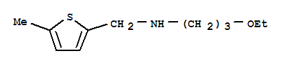 2-Thiophenemethanamine,n-(3-ethoxypropyl)-5-methyl-(9ci)Structure,774551-38-1Structure 2-Thiophenemethanamine,n-(3-ethoxypropyl)-5-methyl-(9ci) Structure,774551-38-1Structure