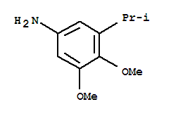 Aniline, 3-isopropyl-4,5-dimethoxy-(4ci)Structure,774600-49-6Structure Aniline, 3-isopropyl-4,5-dimethoxy-(4ci) Structure,774600-49-6Structure