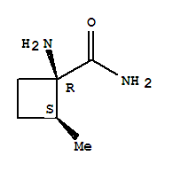 Cyclobutanecarboxamide, 1-amino-2-methyl-, (1r,2s)-(9ci)Structure,775281-65-7Structure Cyclobutanecarboxamide, 1-amino-2-methyl-, (1r,2s)-(9ci) Structure,775281-65-7Structure