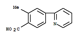 Benzoic acid, 2-methyl-4-(2-pyridinyl)-(9ci)Structure,775557-13-6Structure Benzoic acid, 2-methyl-4-(2-pyridinyl)-(9ci) Structure,775557-13-6Structure