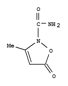 2(5H)-isoxazolecarboxamide,3-methyl-5-oxo-(9ci)Structure,77643-86-8Structure 2(5H)-isoxazolecarboxamide,3-methyl-5-oxo-(9ci) Structure,77643-86-8Structure