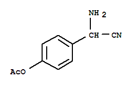 Benzeneacetonitrile, 4-(acetyloxy)-alpha-amino-(9ci)Structure,777049-67-9Structure Benzeneacetonitrile, 4-(acetyloxy)-alpha-amino-(9ci) Structure,777049-67-9Structure