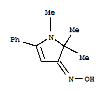 3H-pyrrol-3-one,1,2-dihydro-1,2,2-trimethyl-5-phenyl-,oxime(9ci)Structure,777823-20-8Structure 3H-pyrrol-3-one,1,2-dihydro-1,2,2-trimethyl-5-phenyl-,oxime(9ci) Structure,777823-20-8Structure