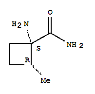 Cyclobutanecarboxamide, 1-amino-2-methyl-, (1s,2r)-(9ci)Structure,777850-52-9Structure Cyclobutanecarboxamide, 1-amino-2-methyl-, (1s,2r)-(9ci) Structure,777850-52-9Structure