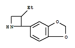 Azetidine, 2-(1,3-benzodioxol-5-yl)-3-ethyl-(9ci)Structure,777888-45-6Structure Azetidine, 2-(1,3-benzodioxol-5-yl)-3-ethyl-(9ci) Structure,777888-45-6Structure