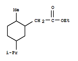 Cyclohexaneacetic acid, 2-methyl-5-(1-methylethyl)-, ethyl ester (9ci)Structure,777941-25-0Structure Cyclohexaneacetic acid, 2-methyl-5-(1-methylethyl)-, ethyl ester (9ci) Structure,777941-25-0Structure