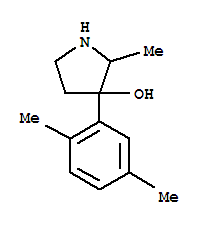 3-Pyrrolidinol,3-(2,5-dimethylphenyl)-2-methyl-(9ci)Structure,778523-09-4Structure 3-Pyrrolidinol,3-(2,5-dimethylphenyl)-2-methyl-(9ci) Structure,778523-09-4Structure