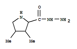 3,4-二甲基脯氨酸肼結(jié)構(gòu)式_77859-26-8結(jié)構(gòu)式