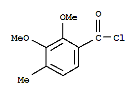 Benzoyl chloride, 2,3-dimethoxy-4-methyl-(9ci)Structure,77869-41-1Structure Benzoyl chloride, 2,3-dimethoxy-4-methyl-(9ci) Structure,77869-41-1Structure