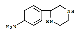 Benzenamine, 4-(2-piperazinyl)-(9ci)Structure,779299-98-8Structure Benzenamine, 4-(2-piperazinyl)-(9ci) Structure,779299-98-8Structure