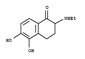 (9ci)-2-(乙基氨基)-3,4-二氫-5,6-二羥基-1(2H)-萘酮結(jié)構(gòu)式_779980-63-1結(jié)構(gòu)式