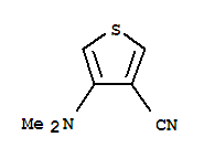 3-Thiophenecarbonitrile,4-(dimethylamino)-(9ci)Structure,780719-27-9Structure 3-Thiophenecarbonitrile,4-(dimethylamino)-(9ci) Structure,780719-27-9Structure