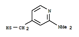 (9ci)-2-(二甲基氨基)-4-吡啶甲烷硫醇結(jié)構(gòu)式_780723-20-8結(jié)構(gòu)式