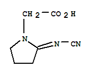 1-Pyrrolidineaceticacid,2-(cyanoimino)-(9ci)Structure,780726-61-6Structure 1-Pyrrolidineaceticacid,2-(cyanoimino)-(9ci) Structure,780726-61-6Structure