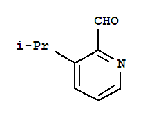 2-Pyridinecarboxaldehyde, 3-(1-methylethyl)-(9ci)Structure,780800-74-0Structure 2-Pyridinecarboxaldehyde, 3-(1-methylethyl)-(9ci) Structure,780800-74-0Structure