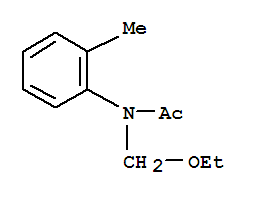 Acetamide, n-(ethoxymethyl)-n-(2-methylphenyl)-(9ci)Structure,780821-11-6Structure Acetamide, n-(ethoxymethyl)-n-(2-methylphenyl)-(9ci) Structure,780821-11-6Structure