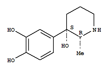 1,2-Benzenediol, 4-(3-hydroxy-2-methyl-3-piperidinyl)-, cis-(9ci)Structure,781595-04-8Structure 1,2-Benzenediol, 4-(3-hydroxy-2-methyl-3-piperidinyl)-, cis-(9ci) Structure,781595-04-8Structure