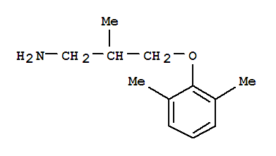 1-Propanamine,3-(2,6-dimethylphenoxy)-2-methyl-(9ci)Structure,781595-59-3Structure 1-Propanamine,3-(2,6-dimethylphenoxy)-2-methyl-(9ci) Structure,781595-59-3Structure
