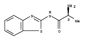 (s)-(9ci)-2-氨基-n-2-苯并噻唑丙酰胺結(jié)構(gòu)式_78221-03-1結(jié)構(gòu)式