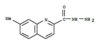 (9ci)-7-甲基-2-喹啉羧酸肼結構式_78224-52-9結構式