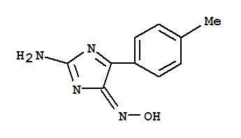 (9ci)-2-氨基-5-(4-甲基苯基)-4H-咪唑-4-酮肟結(jié)構(gòu)式_782394-21-2結(jié)構(gòu)式