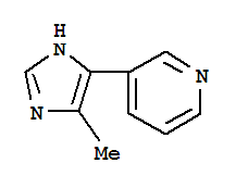 Pyridine, 3-(5-methyl-1h-imidazol-4-yl)-(9ci)Structure,782445-41-4Structure Pyridine, 3-(5-methyl-1h-imidazol-4-yl)-(9ci) Structure,782445-41-4Structure