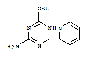1,3,5-Triazin-2-amine,4-ethoxy-1,6-dihydro-6-(2-pyridinyl)-(9ci)Structure,783247-61-0Structure 1,3,5-Triazin-2-amine,4-ethoxy-1,6-dihydro-6-(2-pyridinyl)-(9ci) Structure,783247-61-0Structure