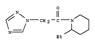 (9ci)-2-乙基-1-(1H-1,2,4-噻唑-1-基乙?；?-哌啶結(jié)構(gòu)式_783293-50-5結(jié)構(gòu)式